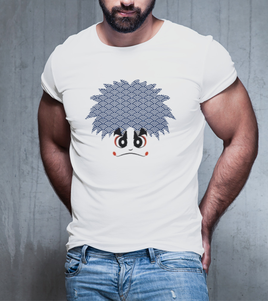 Gare Goemon Goemon Japanese Wave Hairstyle T-Shirt
