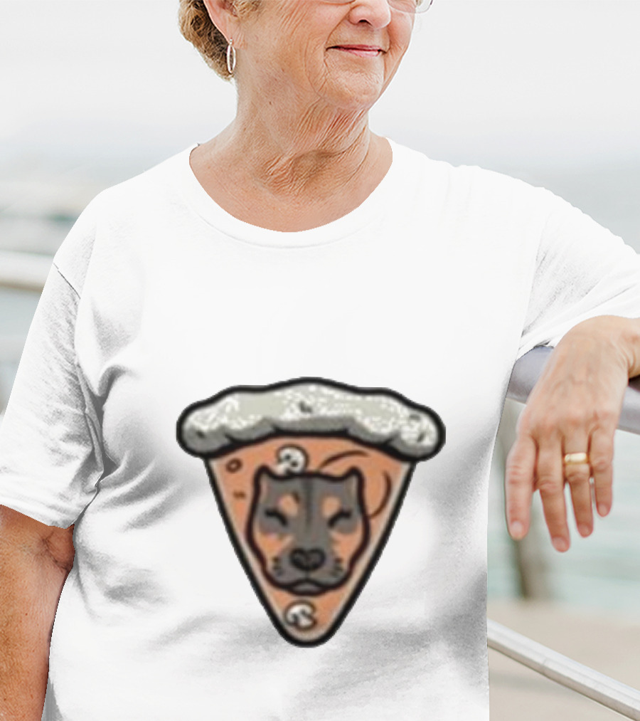Miss Peaches X Bodoggos Pizza Dog Slice T-Shirt