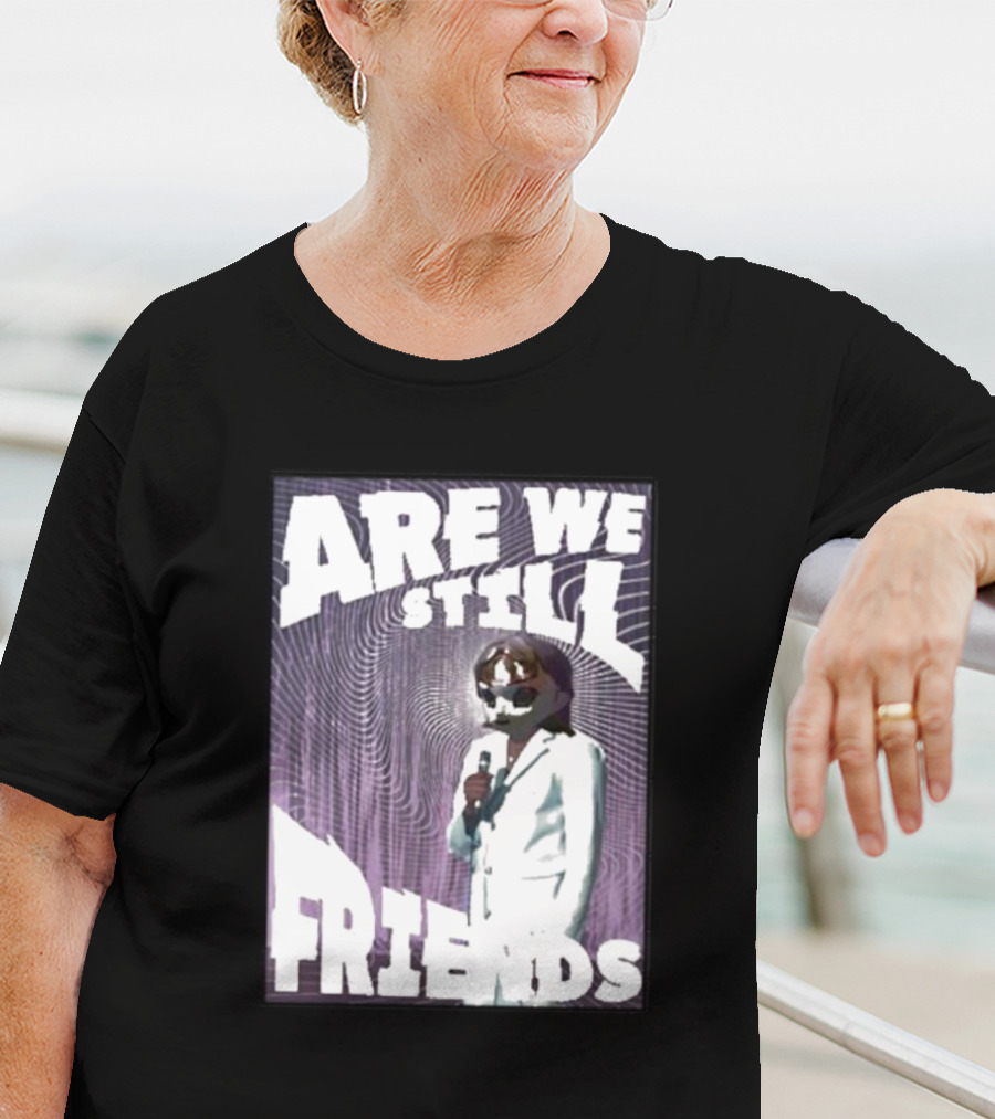 Are We Still Friends Retro Microphone T-Shirt