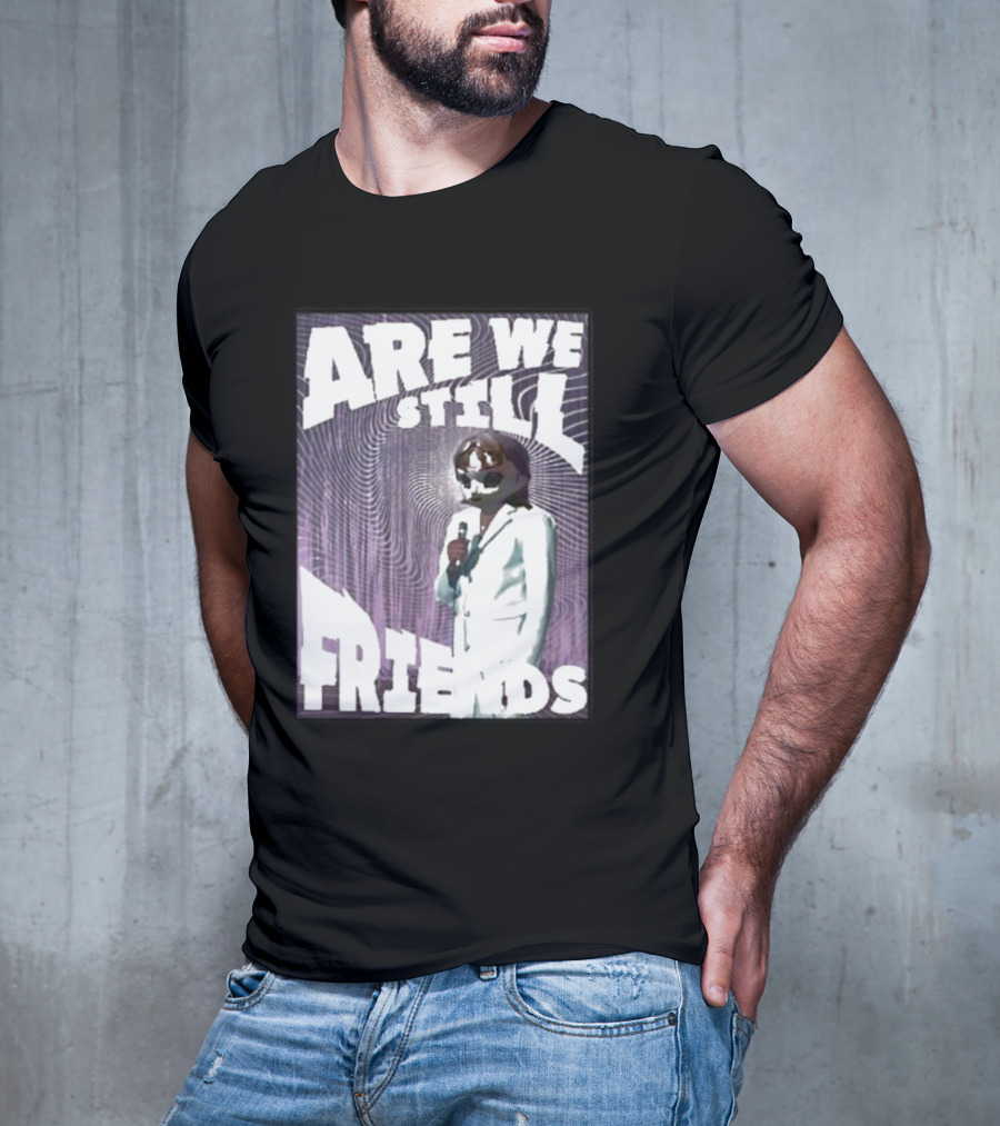 Are We Still Friends Retro Microphone T-Shirt