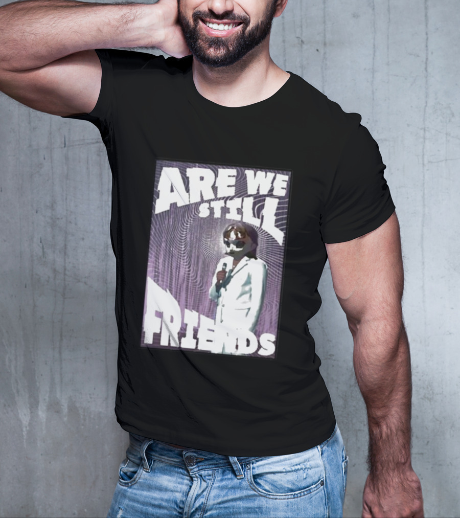 Are We Still Friends Retro Microphone T-Shirt