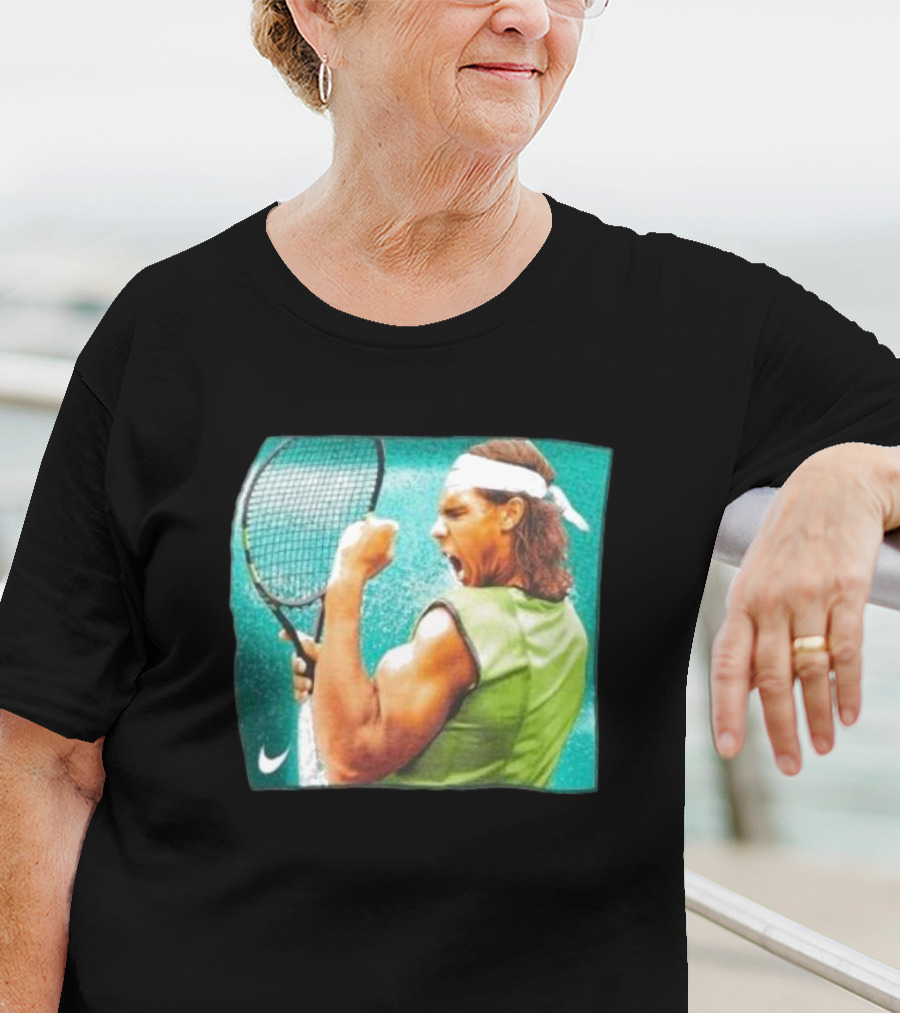 Rafael Nadal Iconic Tennis Celebration Roland Garros T-Shirt