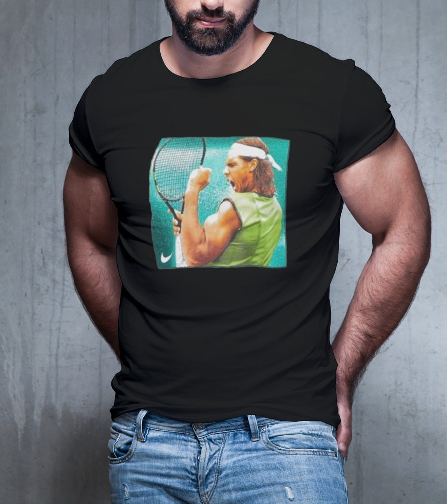 Rafael Nadal Iconic Tennis Celebration Roland Garros T-Shirt