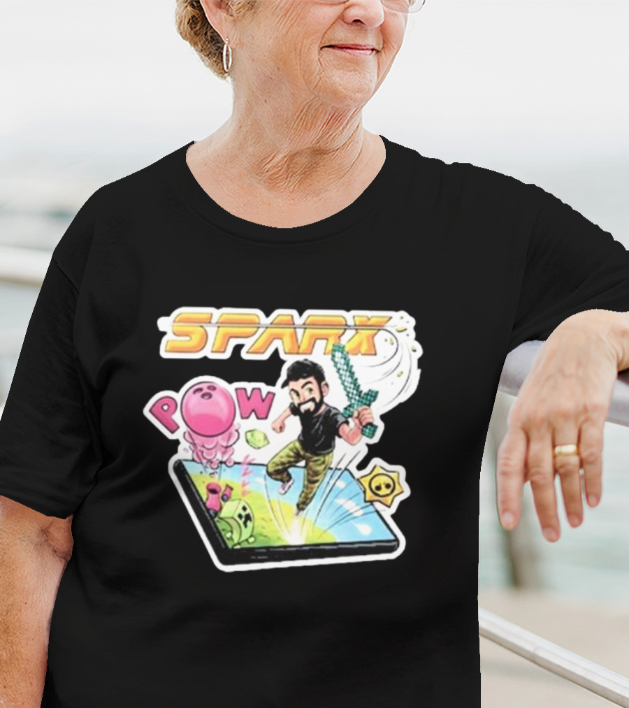 Sparx Pow Gamer Action Burst T-Shirt