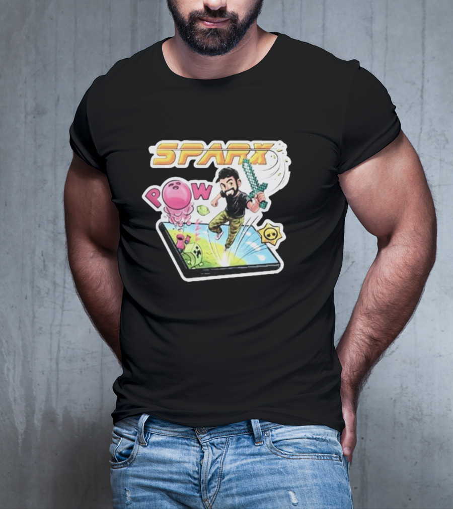 Sparx Pow Gamer Action Burst T-Shirt