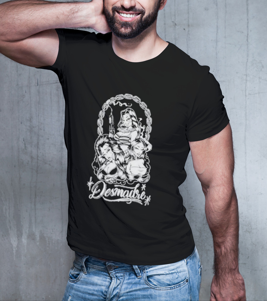 Desmadrexla Desmadre Baby Girl Chain Tattoo T-Shirt