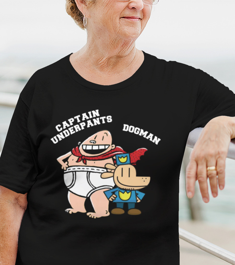 Captain Underpants And Dogman Fun Characters Duo T-Shirt