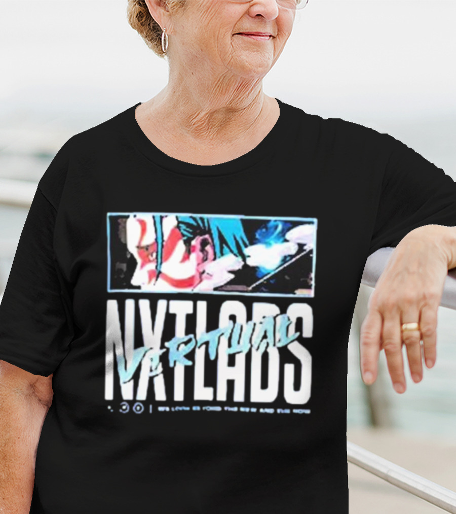 Nxtlabs Virtual We Look Beyond The New And The Now Anime T-Shirt