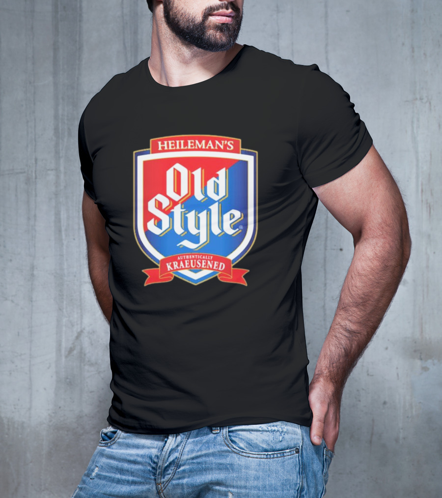 Heileman's Old Style Authentically Kraeusened Shield T-Shirt