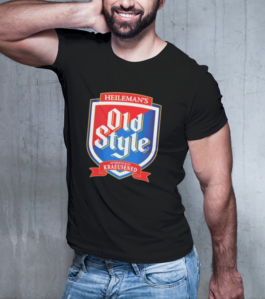 Heileman's Old Style Authentically Kraeusened Shield T-Shirt