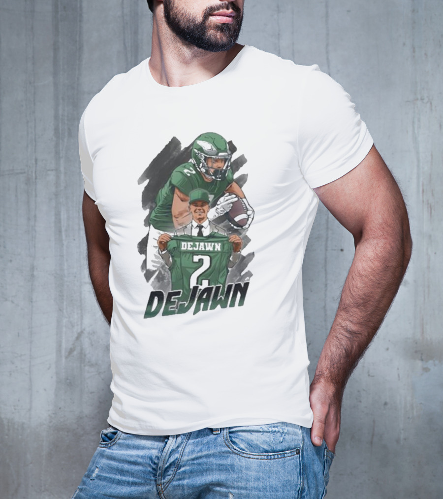 Philadelphia Eagles DeJawn Football Fan Jersey 2 T-Shirt