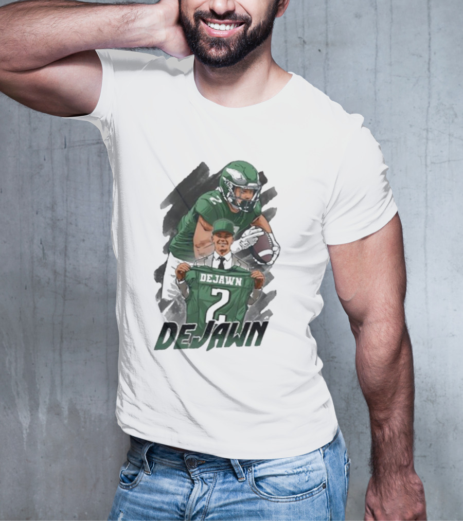 Philadelphia Eagles DeJawn Football Fan Jersey 2 T-Shirt