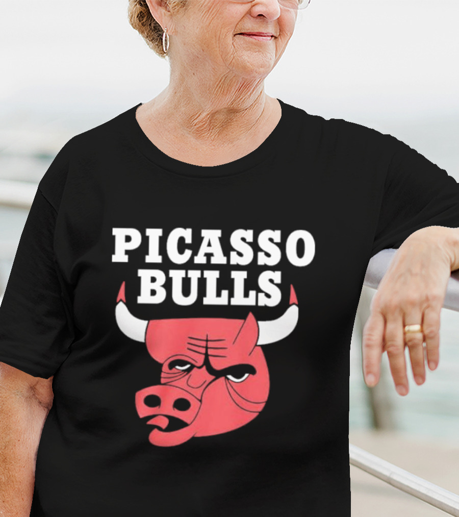 PICASSO BULLS Red Bull Head T-Shirt
