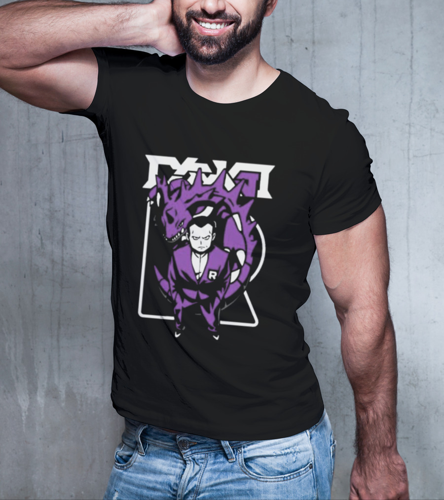 Pikachu Secret Teams R Boss Giovanni Shadow Charizard T-Shirt