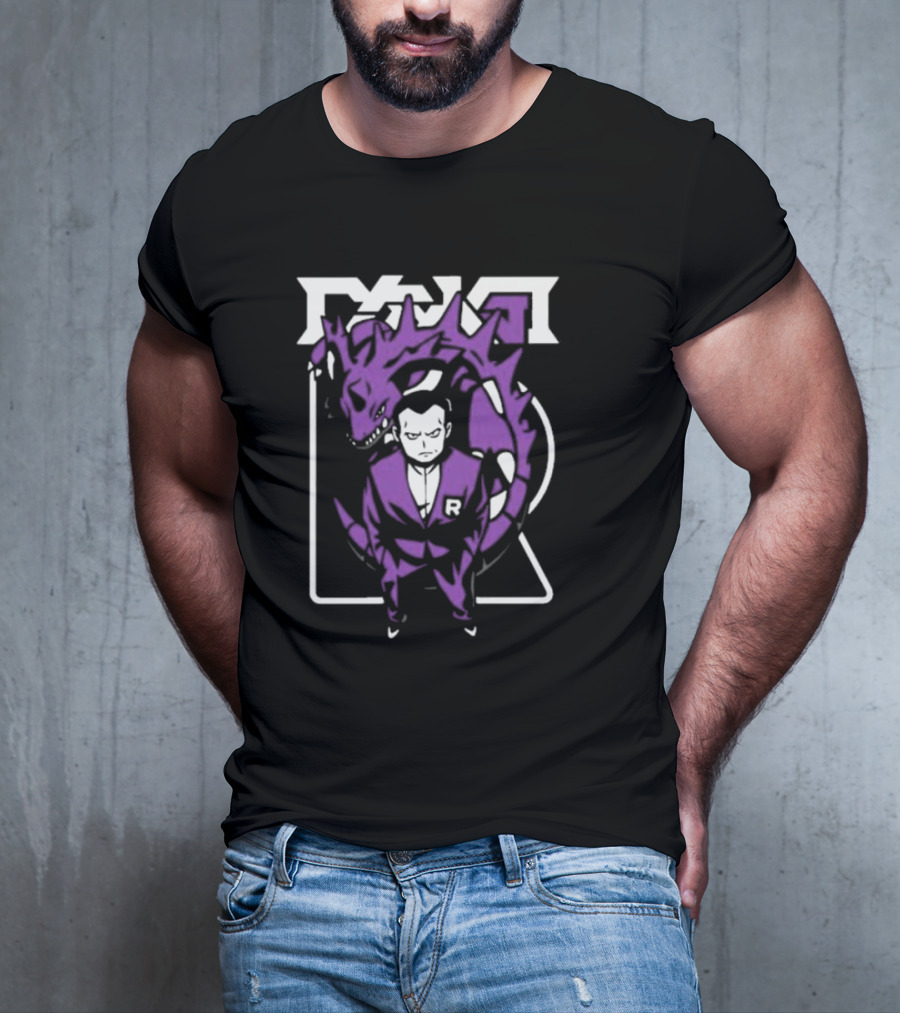 Pikachu Secret Teams R Boss Giovanni Shadow Charizard T-Shirt