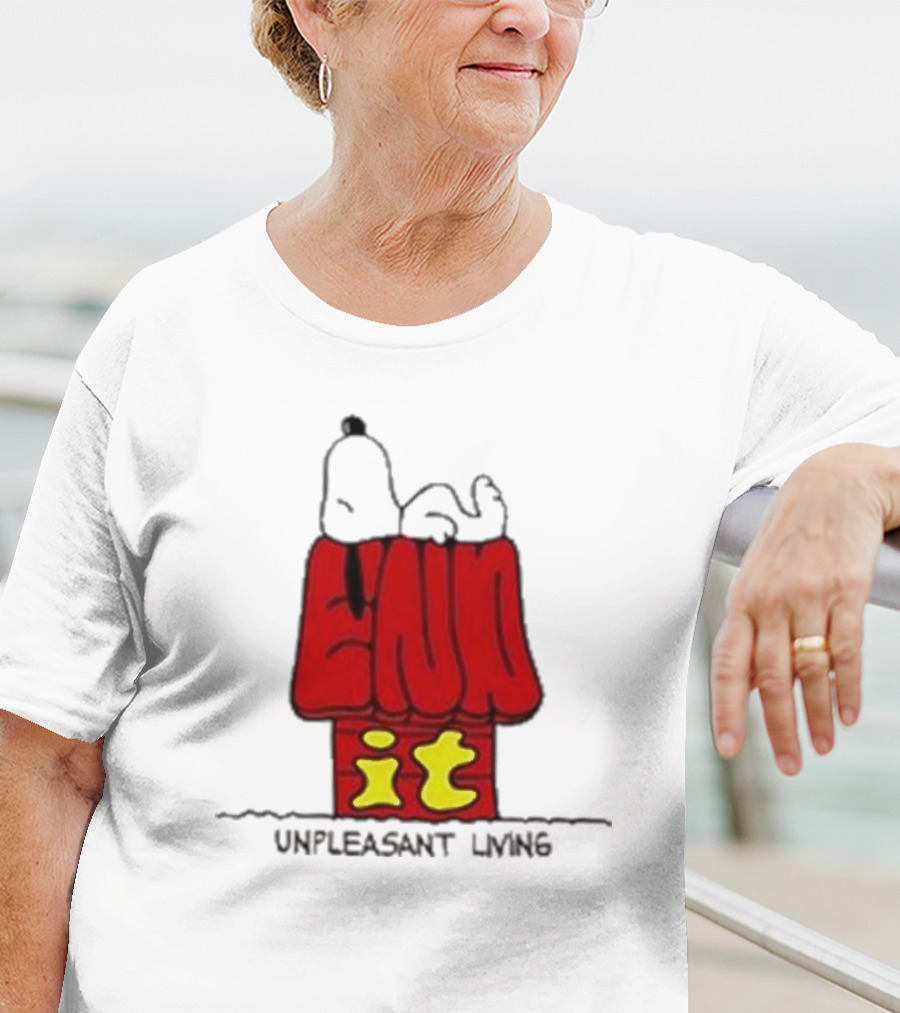 End It Unpleasant Living Pistachio Gallery Doghouse T-Shirt