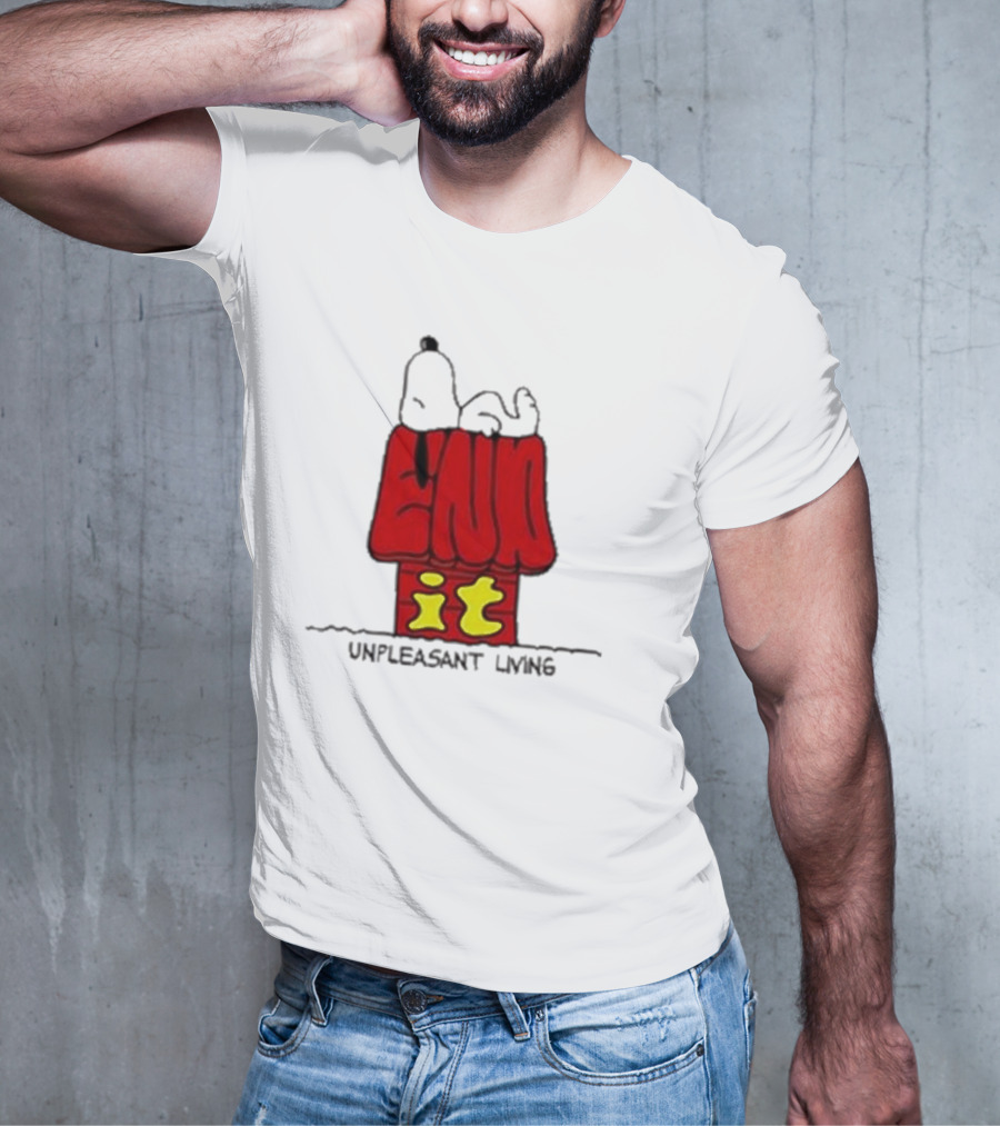 End It Unpleasant Living Pistachio Gallery Doghouse T-Shirt