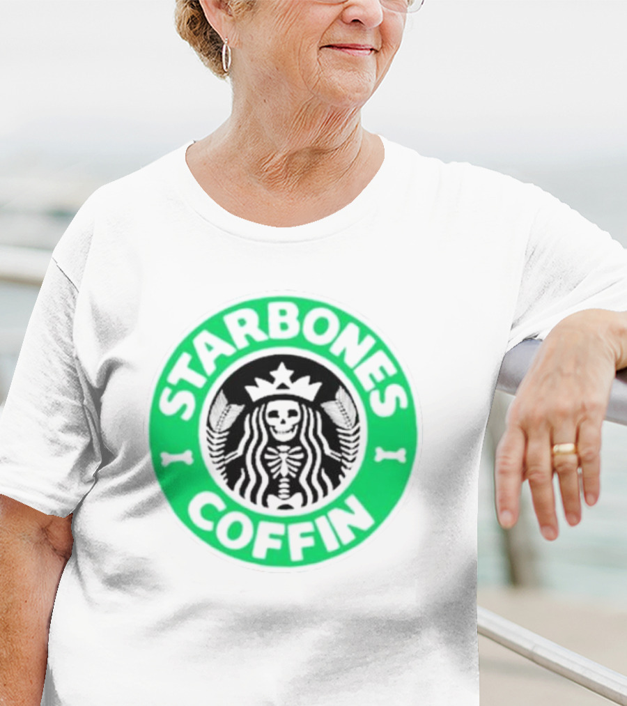 Starbones Coffin Skeleton Emblem T-Shirt