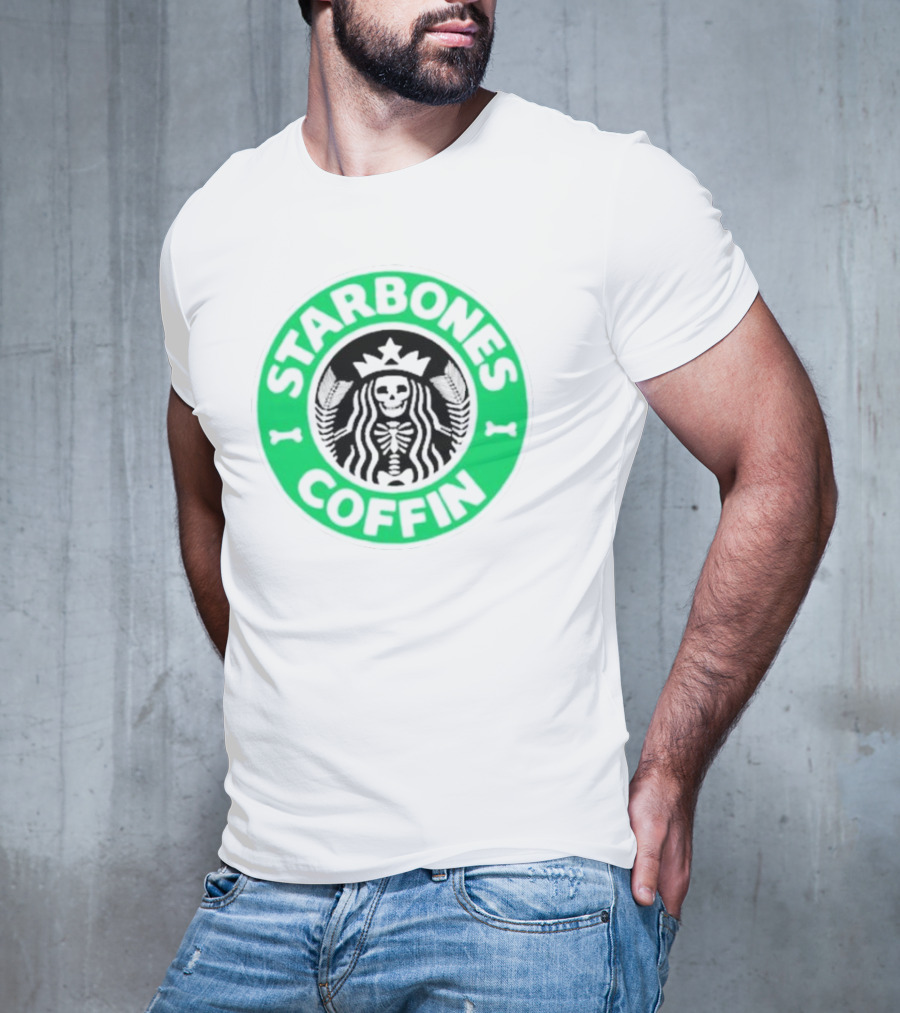 Starbones Coffin Skeleton Emblem T-Shirt