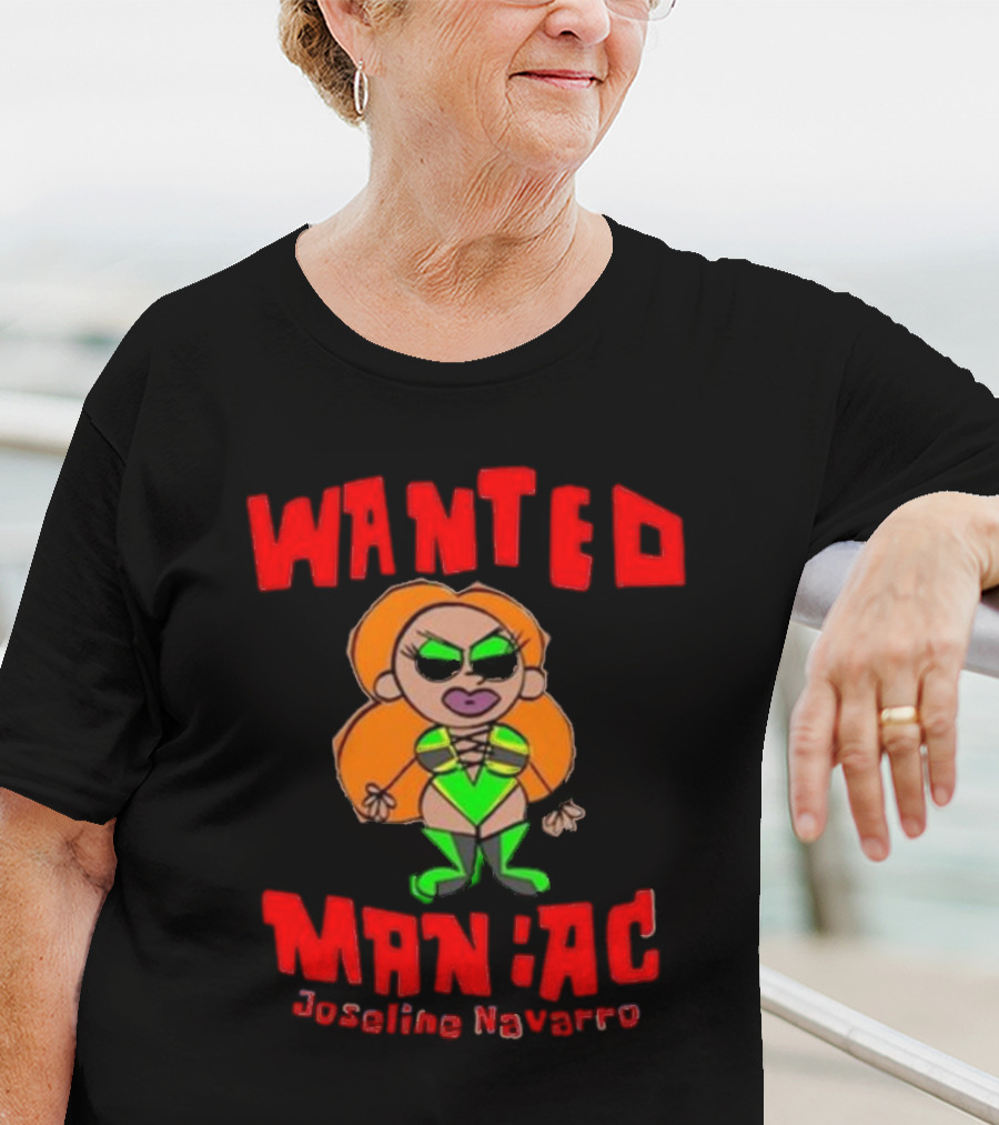 Wanted Maniac Joseline Navarro Character Design Vibrant Costume T-Shirt