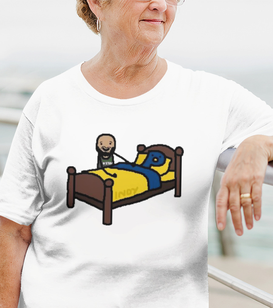 Derrick Night Night NBA Paint Sleepy Bedtime Cartoon T-Shirt