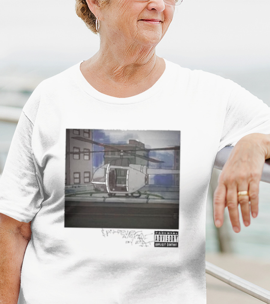 DJ Spits Gkmc Spit F3v3r Helicopter Explicit Content T-Shirt