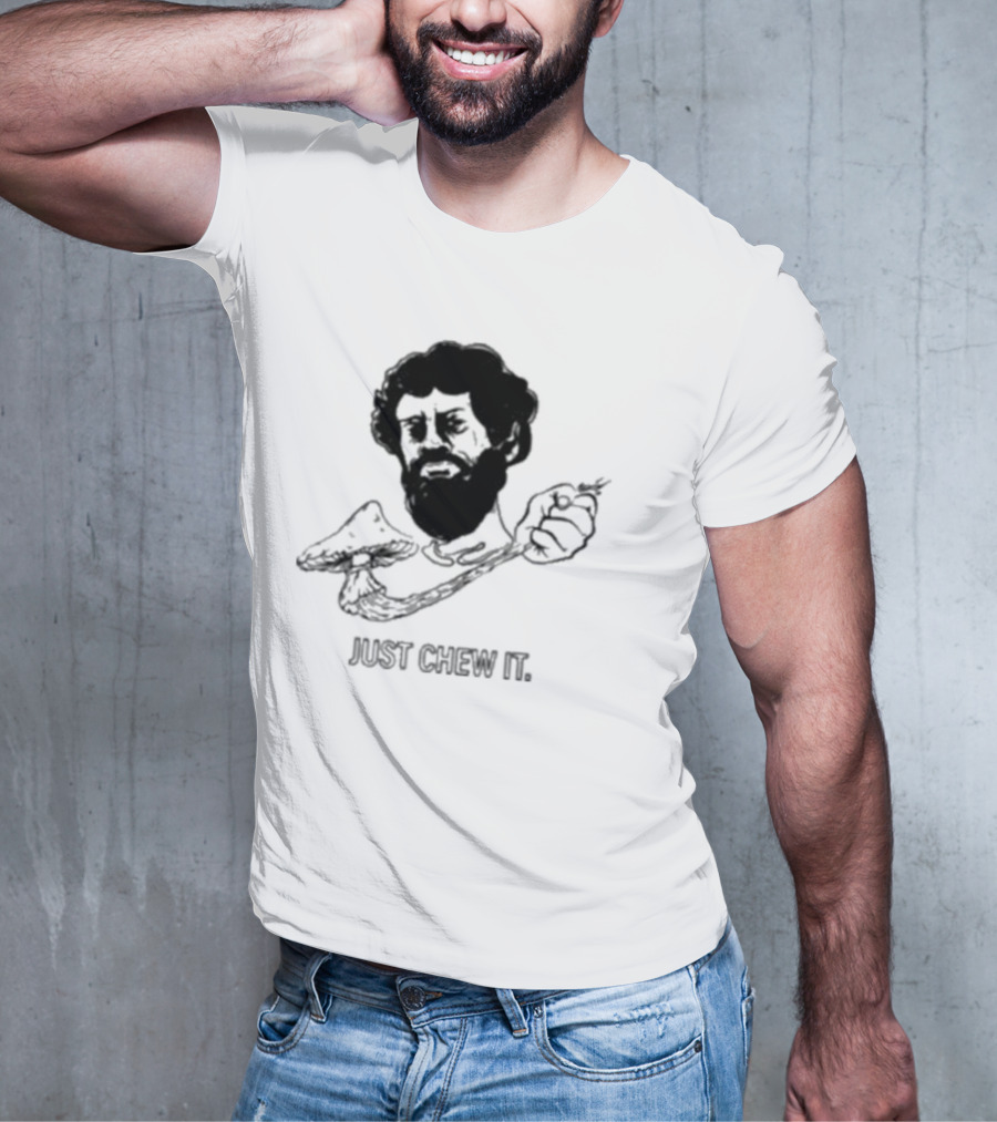 Dmtworld Just Chew It Psychedelic Mushroom Concept T-Shirt