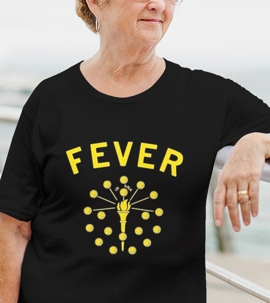 Fever Indiana Basketball Torch T-Shirt