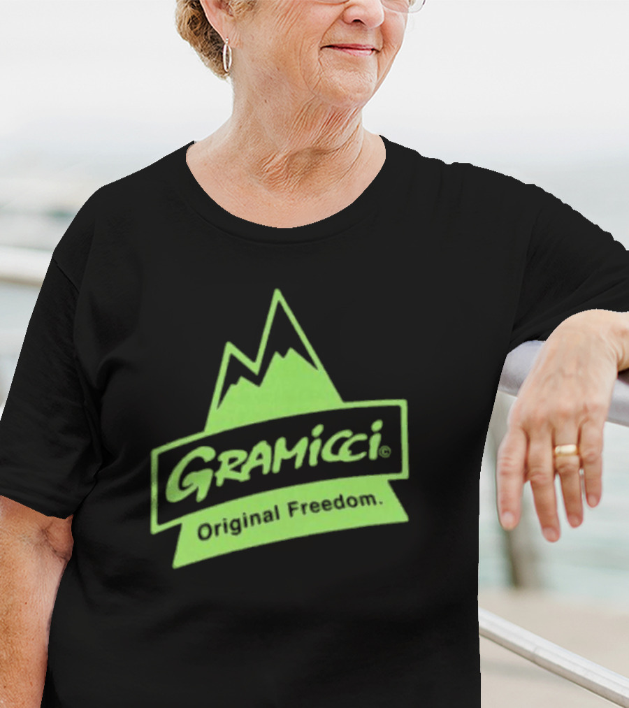 Gramicci Original Freedom Green Mountain T-Shirt