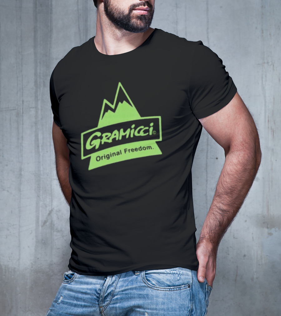 Gramicci Original Freedom Green Mountain T-Shirt