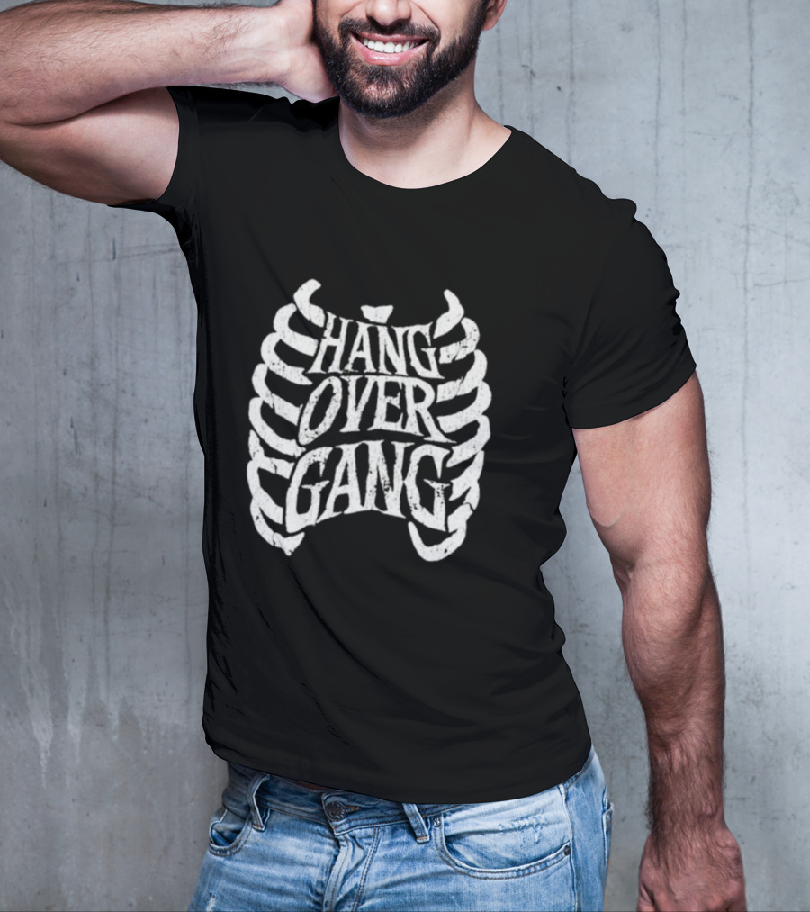Hang Over Gang Ribcage Skeleton T-Shirt
