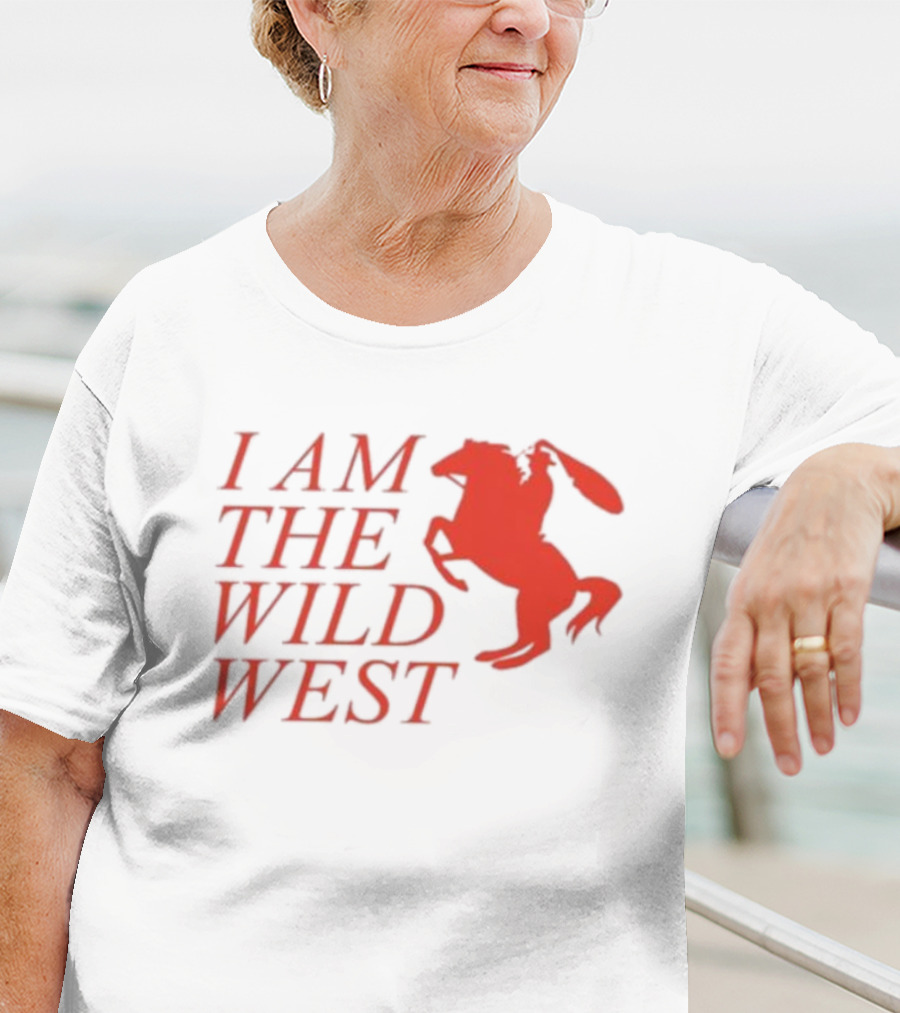 I Am The Wild West Horse And Rider Red T-Shirt