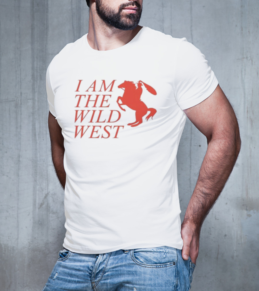 I Am The Wild West Horse And Rider Red T-Shirt