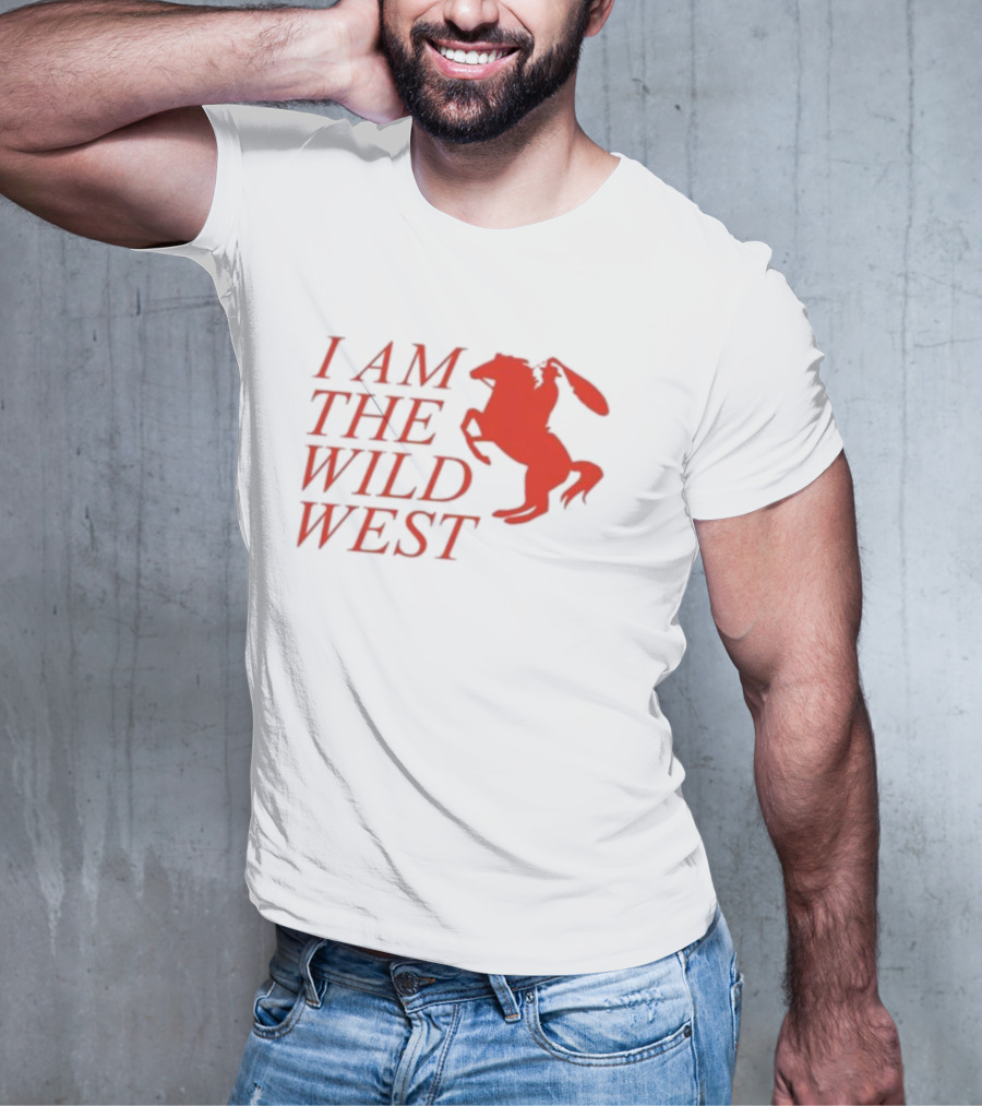 I Am The Wild West Horse And Rider Red T-Shirt