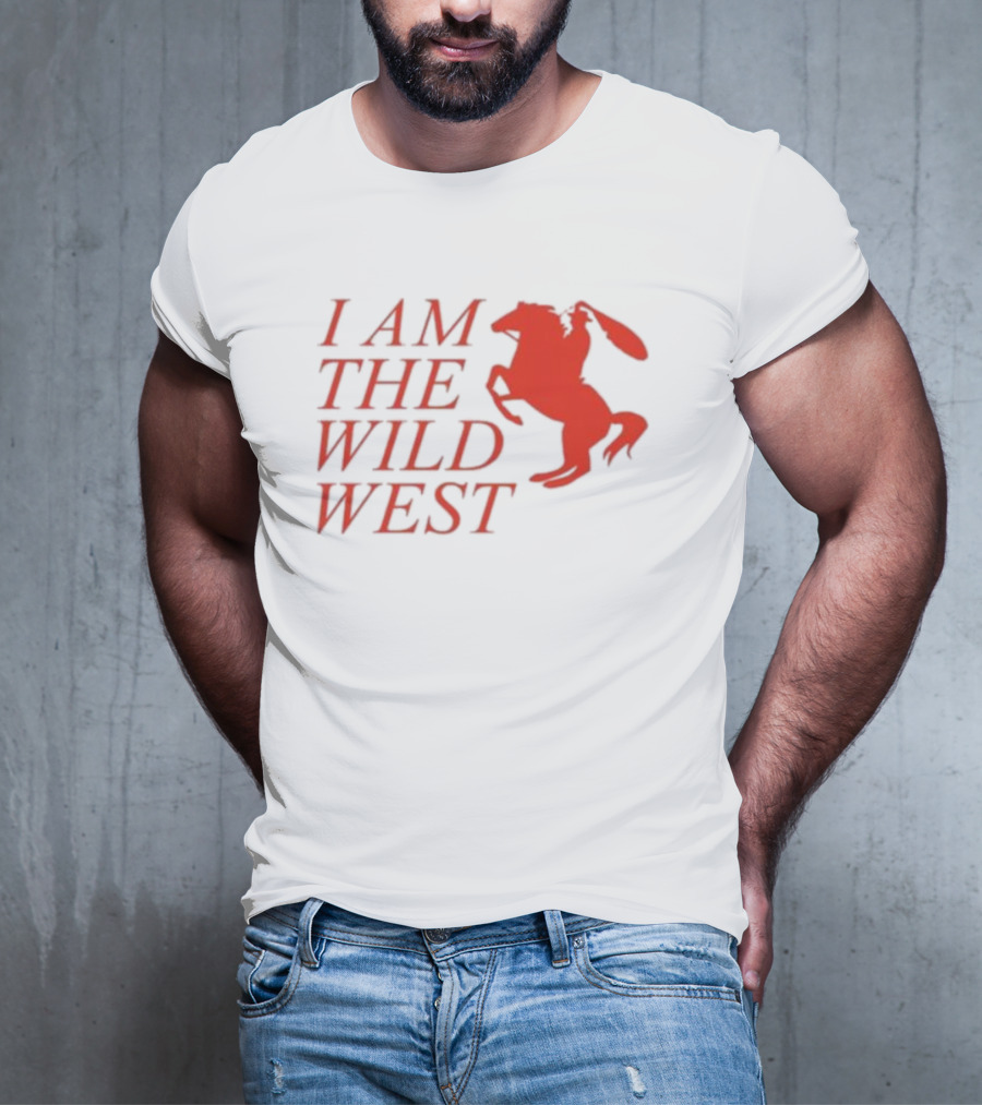 I Am The Wild West Horse And Rider Red T-Shirt