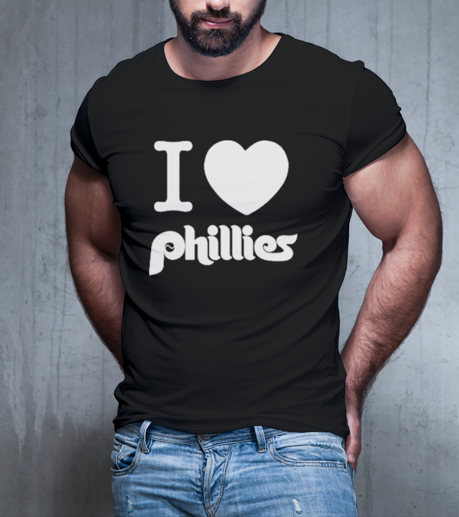 I Heart Phillies Fan Night Team Spirit T-Shirt