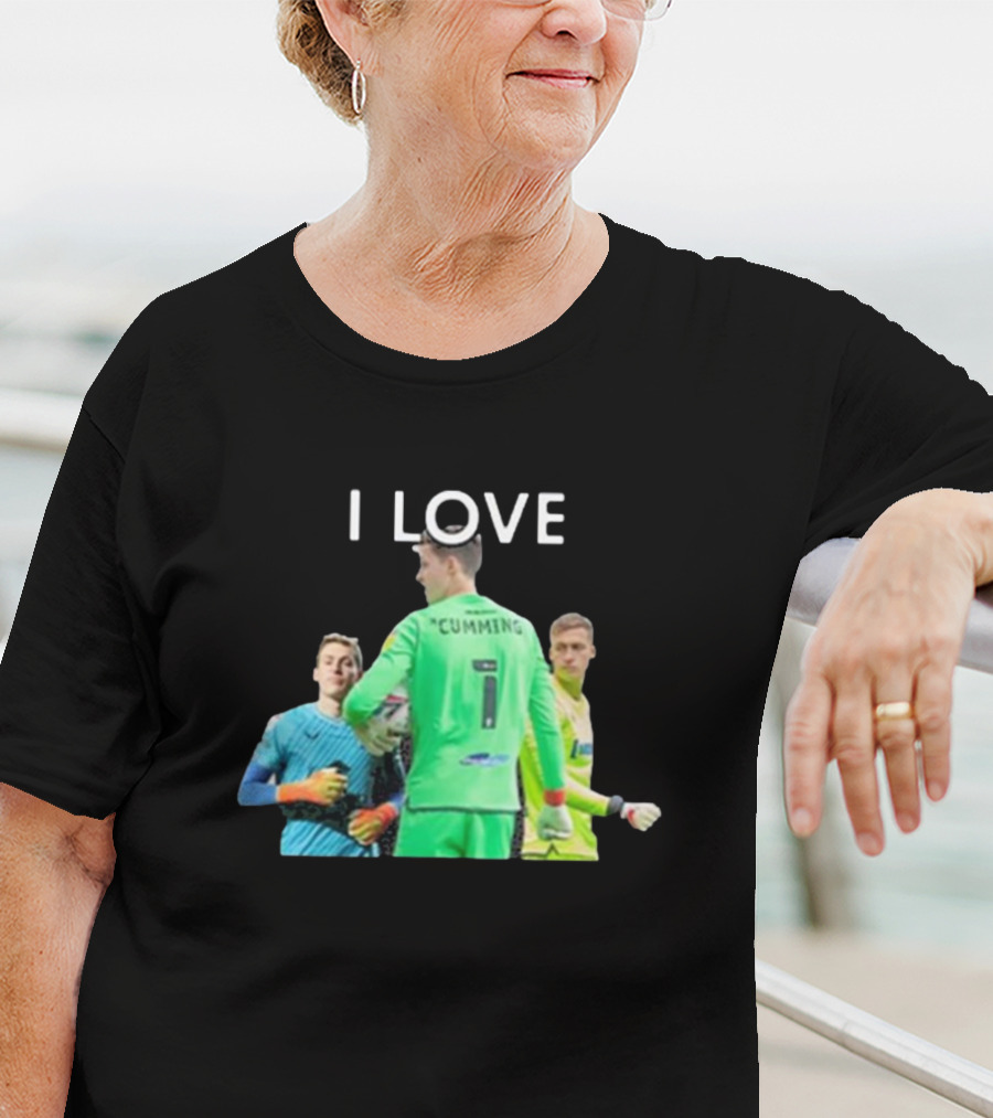I Love Cumming Soccer Goalkeeper Trio T-Shirt