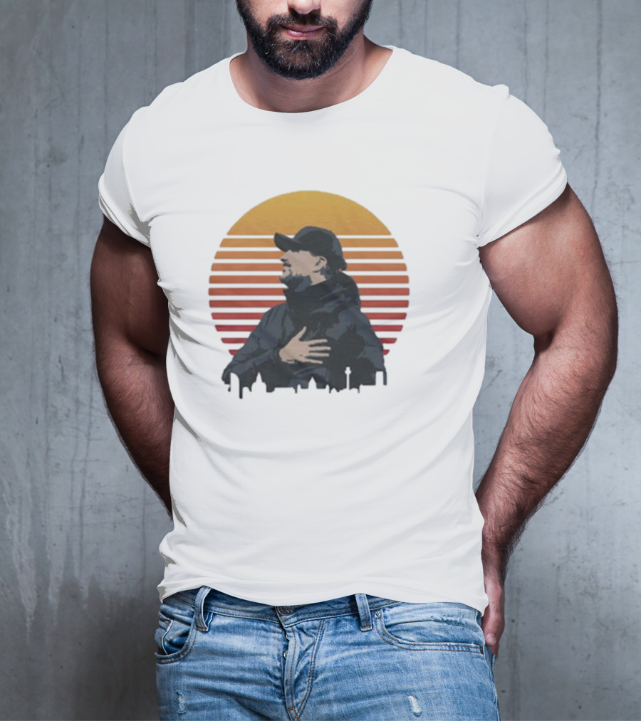 Liverpool Jürgen Klopp Thank You For The Memories Sunset T-Shirt