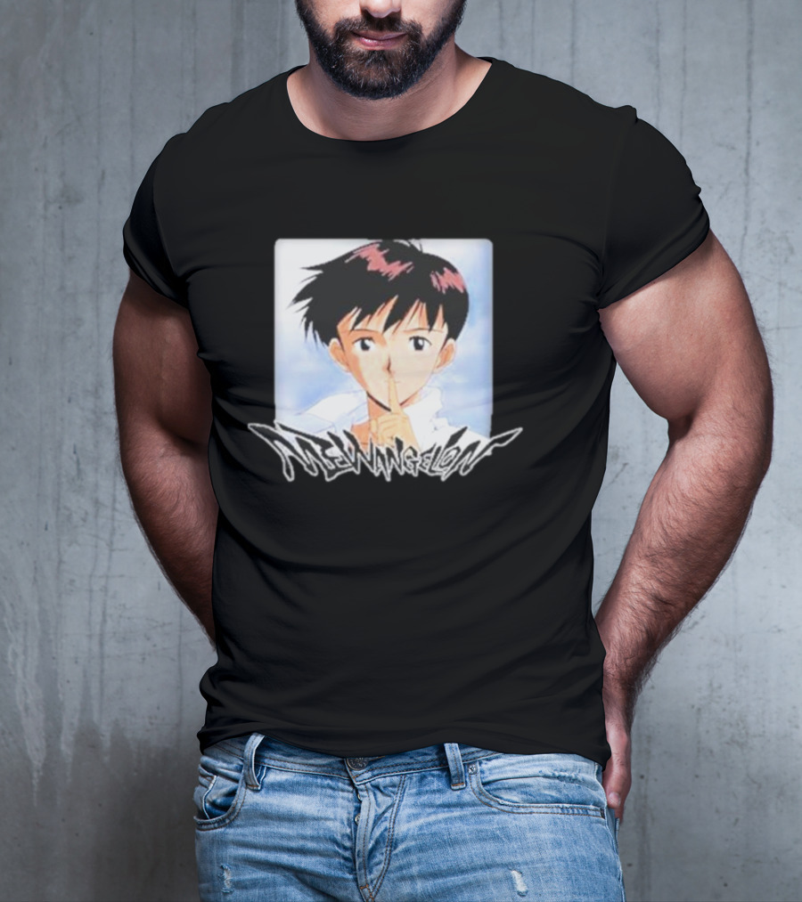 Goofyahhtees Mewangelion Anime Character T-Shirt