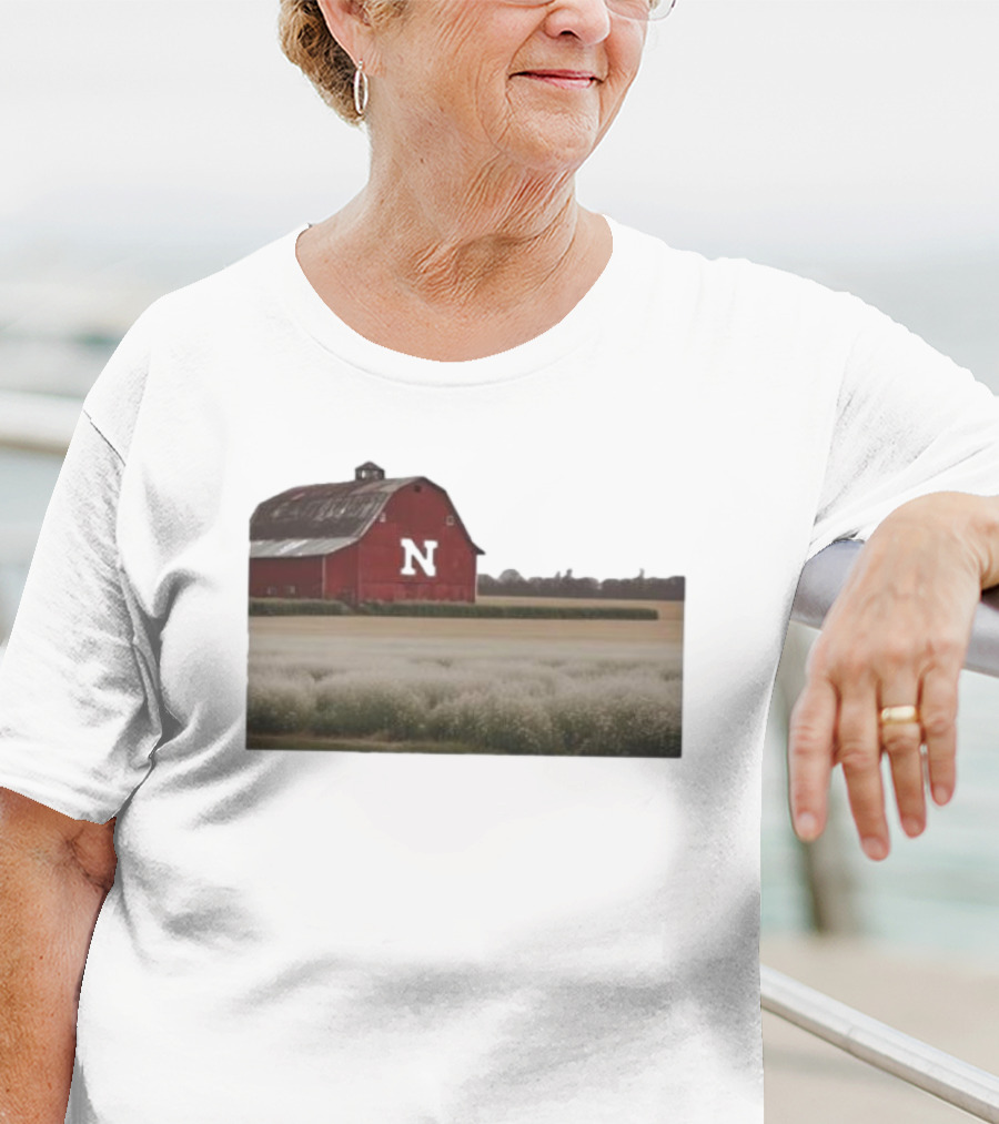 Husker Barn Nebraska Red Barn N T-Shirt