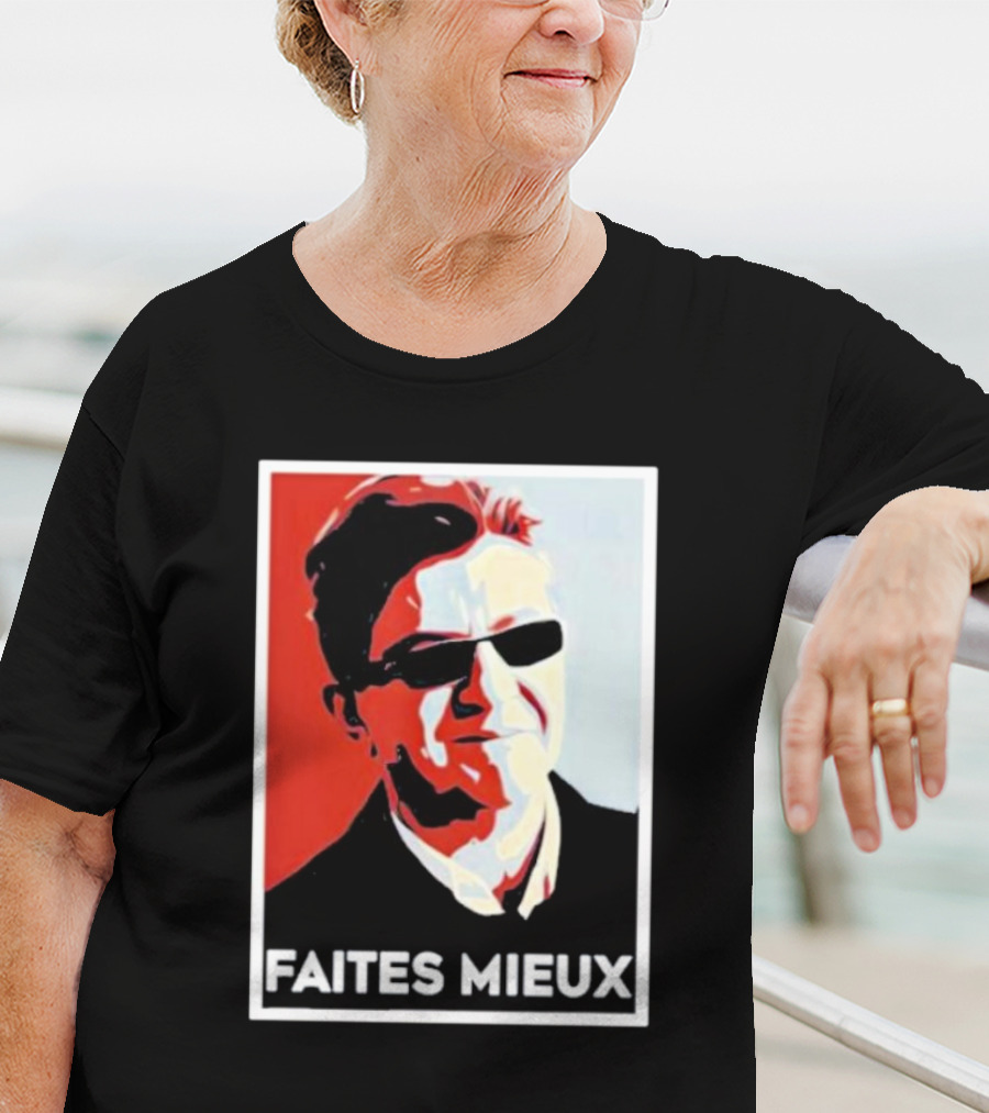 Faites Mieux Red And Black Pop T-Shirt