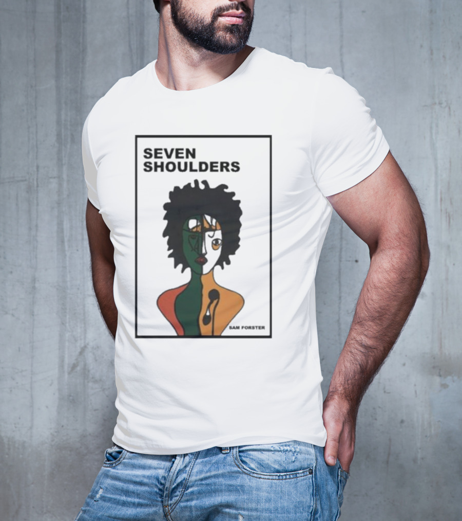 Seven Shoulders Sam Forster Afrocentric Abstract T-Shirt