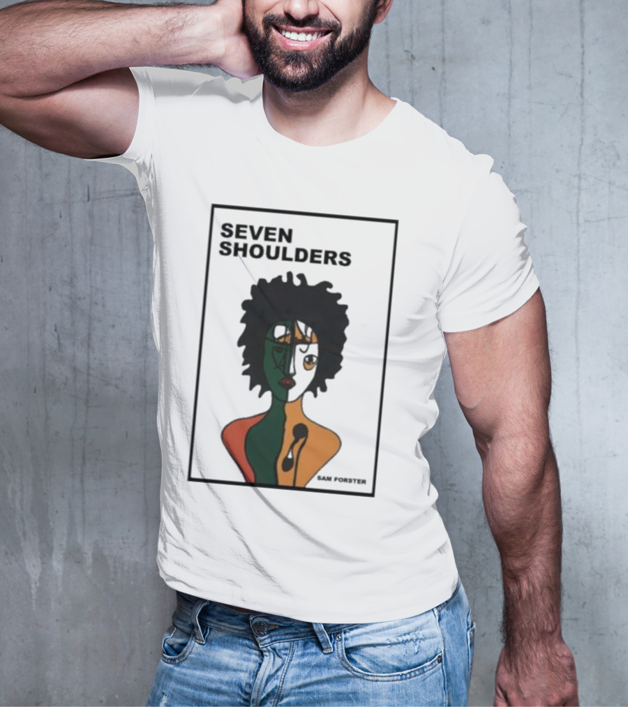 Seven Shoulders Sam Forster Afrocentric Abstract T-Shirt