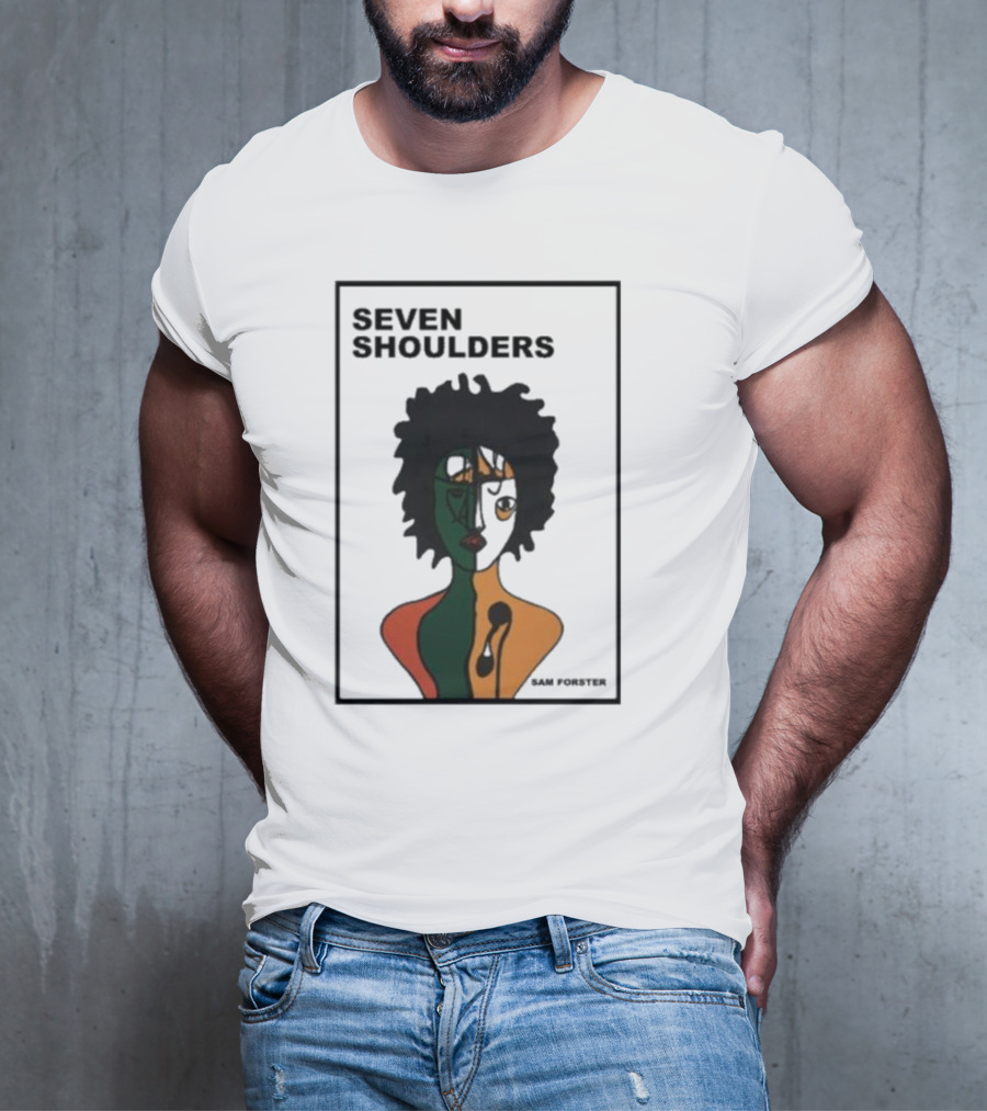 Seven Shoulders Sam Forster Afrocentric Abstract T-Shirt