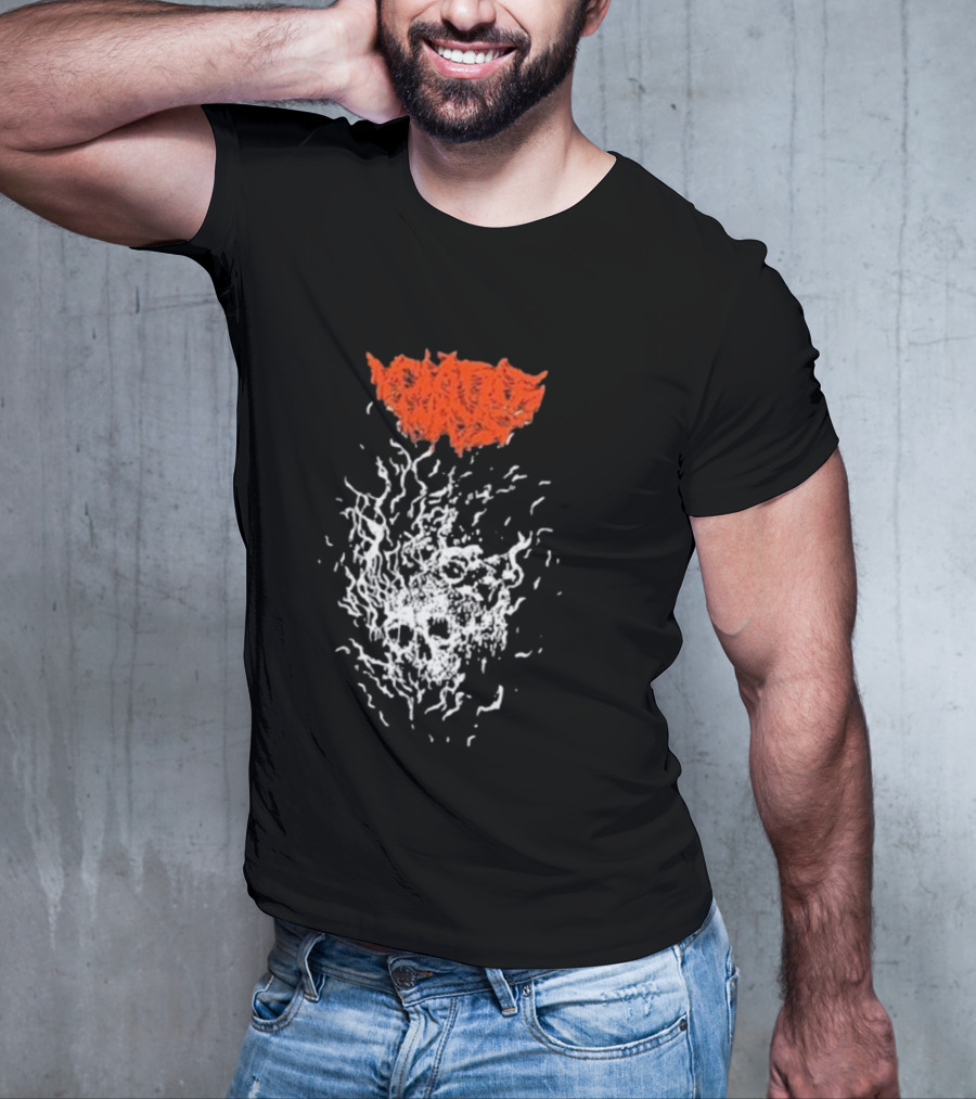 Volatile Ways Skull Fire Release My Tortured Soul T-Shirt