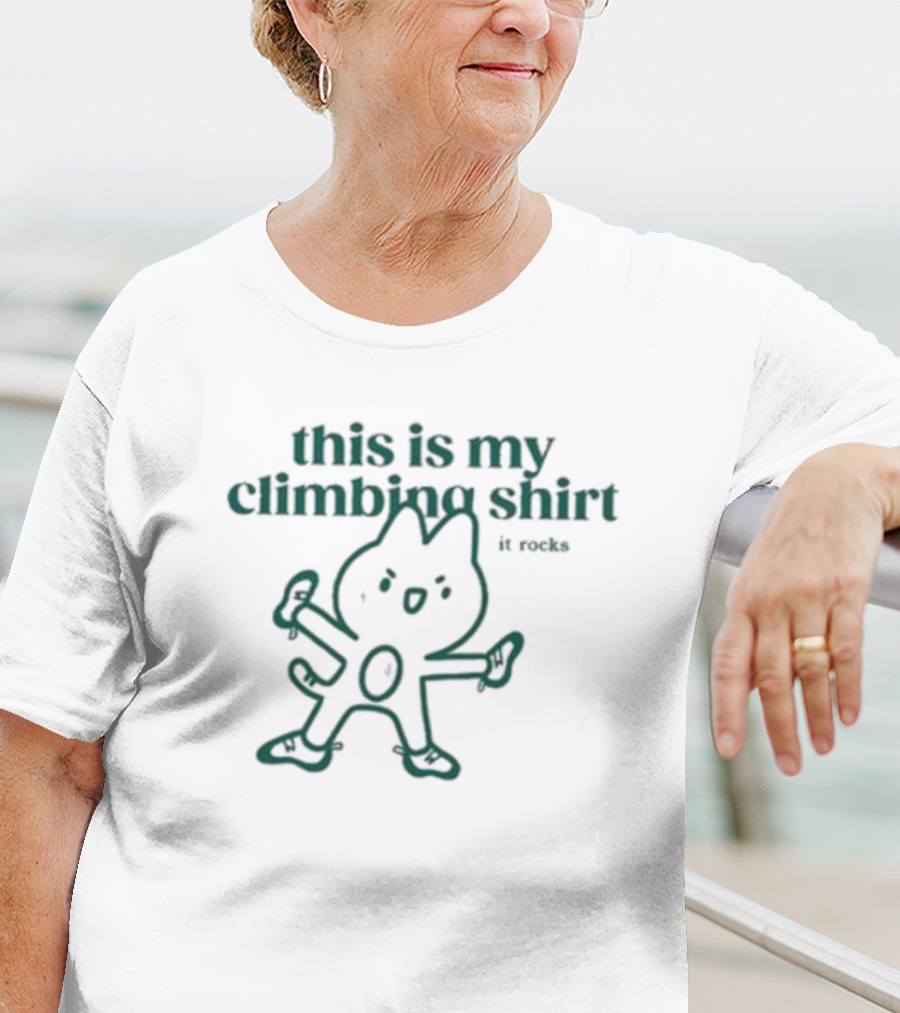 This Is My Climbing Shirt It Rocks Jisoupy T-Shirt