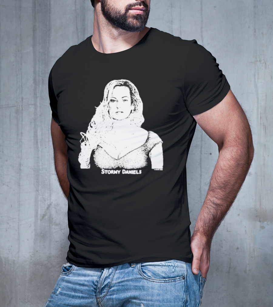 Stormy Daniels Monochrome T-Shirt