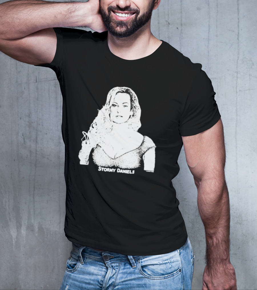 Stormy Daniels Monochrome T-Shirt