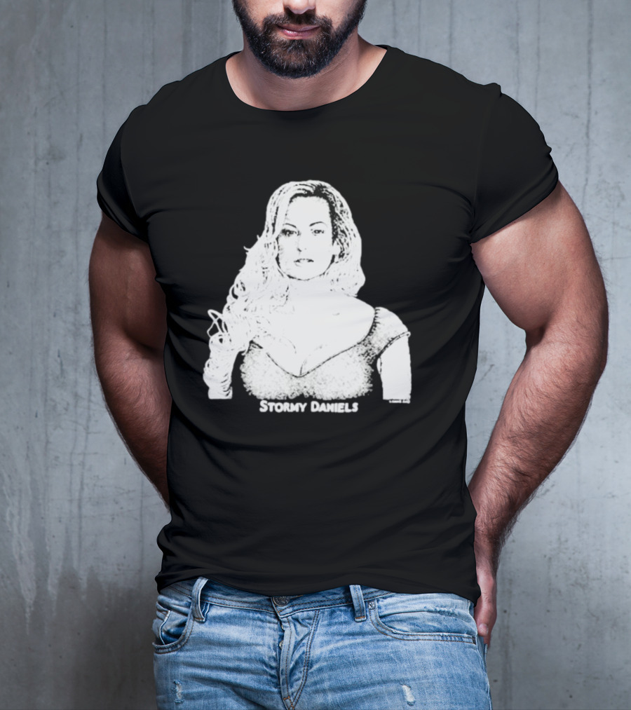 Stormy Daniels Monochrome T-Shirt