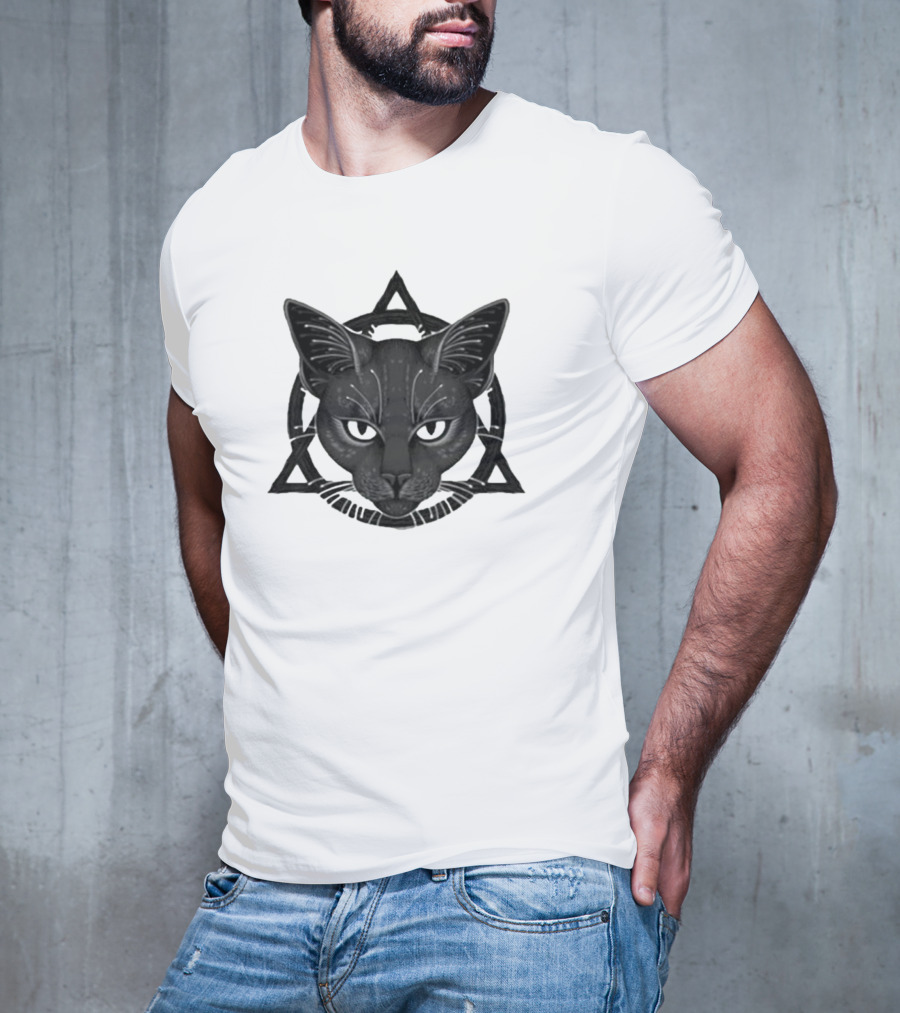 Therian Theta Delta Feline Symbol With Cat T-Shirt